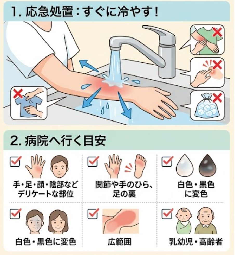 火傷 した 時 の 対処 法